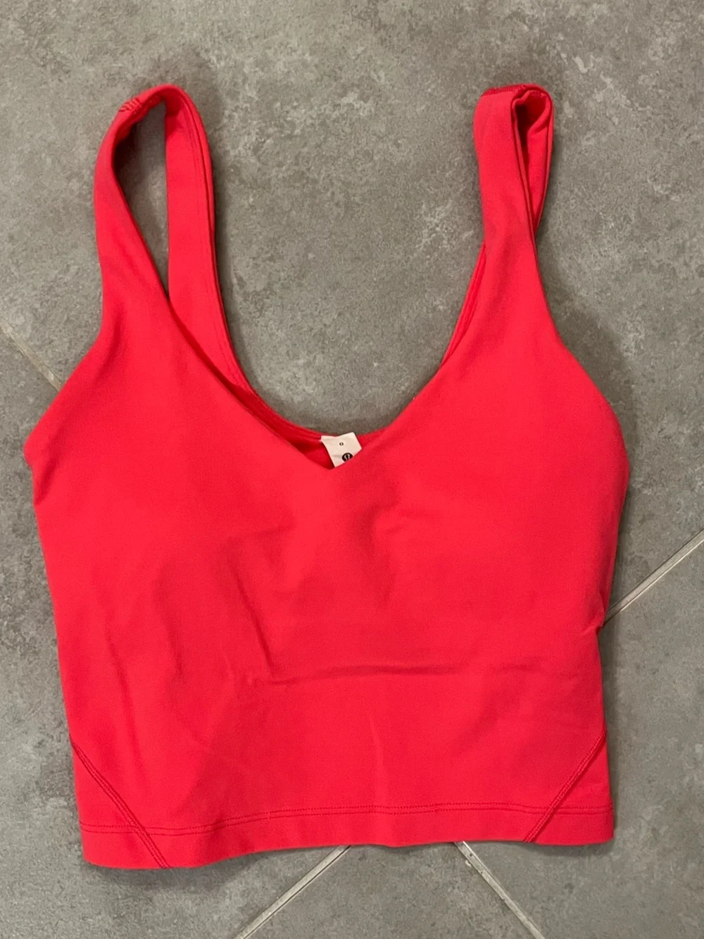 Lululemon align tank top. Size 0. Lip gloss color. - Picture 2 of 4